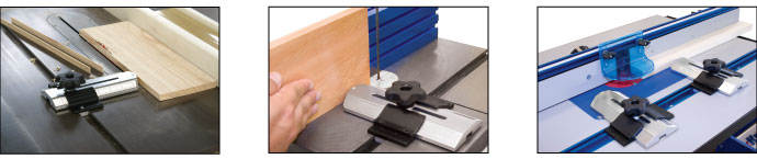 Thin Rip Table Saw Jig can be used on table saws, bandsaws and router tables.